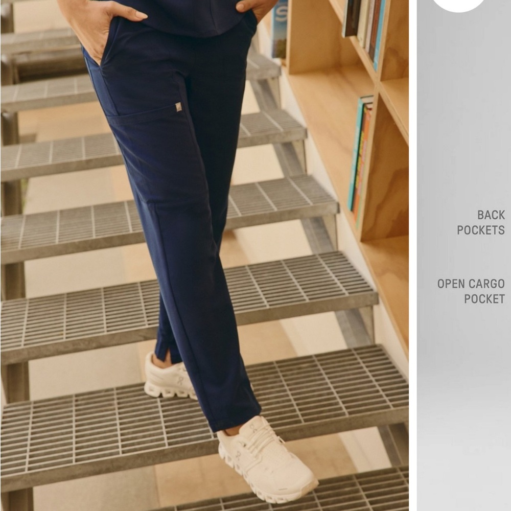 Fabletics Classic Blue V-Neck Top - image 2